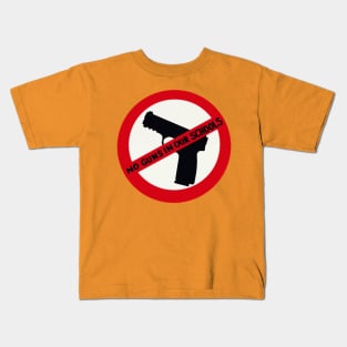 No weapons in school Kids T-Shirt